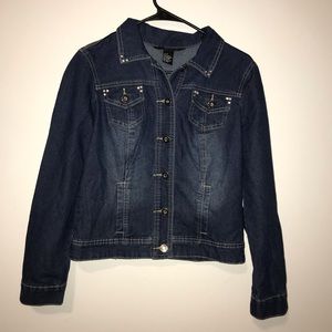 🔹Baccini size small jean jacket with jewels🔹